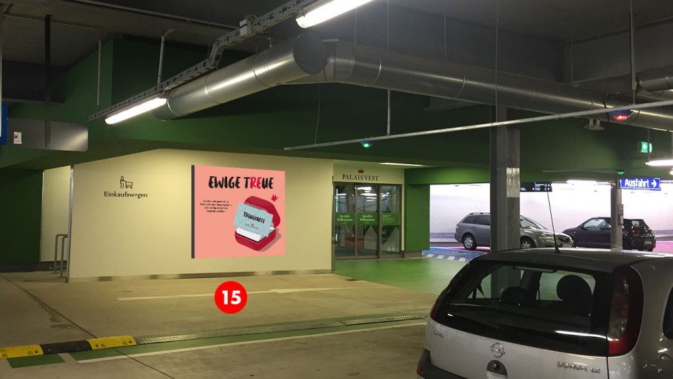 Spanntuchtransparent 1,8 x 1,8 m (LED hintergrundbeleuchtet)