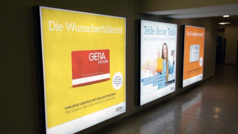 Drei Kunden als City-Light im GAA