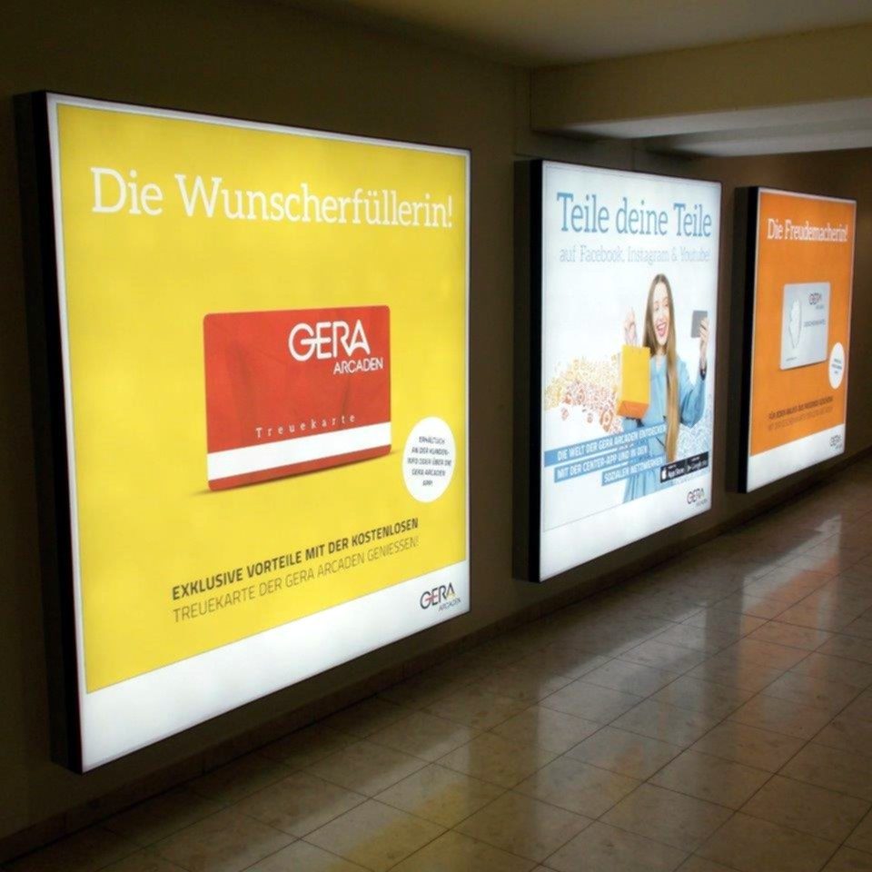 Drei Kunden als City-Light im GAA